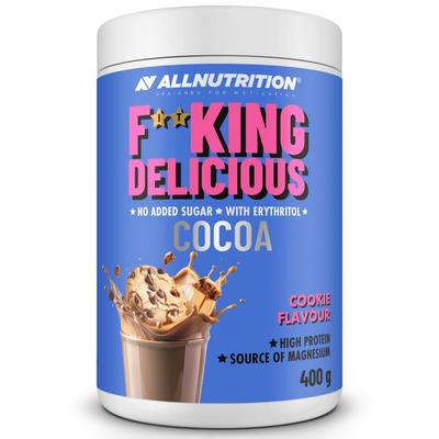 Allnutrition Fitking Delicious Cocoa FIT KAKAO BEZ CUKRU smak ciasteczkowy 400 g