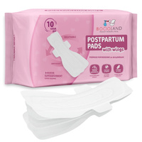 Bocioland wysokochłonne podkłady poporodowe ze skrzydełkami na dzień i noc 10 sztuk