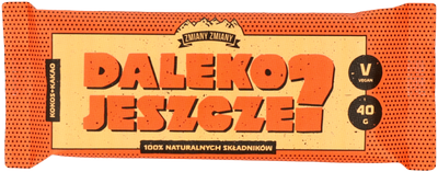 Zmiany Zmiany baton DALEKO JESZCZE kokos kakao bakalie zdrowe przekąski 40 g