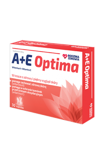 Rodzina Zdrowia Witamina A + E Optima PIĘKNA SKÓRA 30 kapsułek
