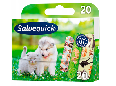 Plastry dla dzieci Salvequick Animal Planet 20 sztuk