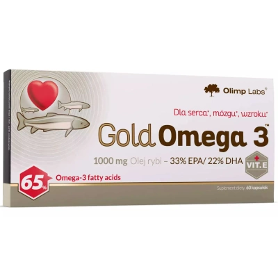 Olimp Gold Omega 3 1000 mg 60 kapsułek miękkich