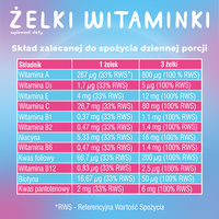 Żelki Witaminki "Świnka Peppa" dla dzieci 5 smaków 60 żelek	