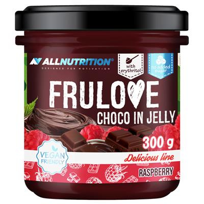 Allnutrition Frulove choco in jelly raspberry maliny w żelu 300 g