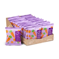 Crispy Natural Marchew o smaku tajskim - Suszone chipsy z marchwi ZESTAW 24 x 18 g 