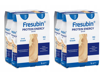 Fresubin® Protein Energy Drink,  smak orzechowy 8 x 200ml. Żywność specjalnego przeznaczenia  medycznego. Bogata w białko