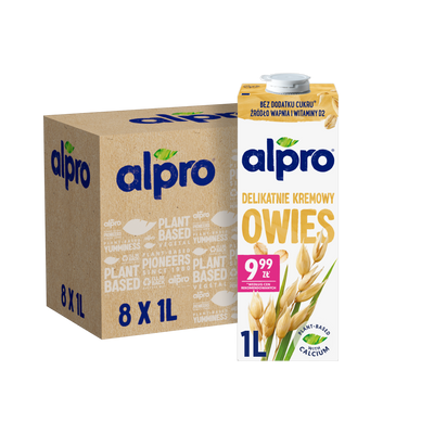 Alpro Napój owsiany oryginalny 8x1L