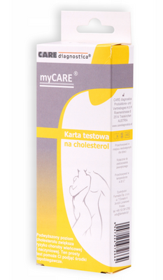 Farmabol karta testowa na POZIOM CHOLESTEROLU w 3 minuty 1 test