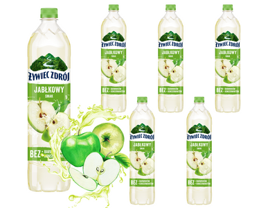 Żywiec Zdrój Napój niegazowany jabłkowy smak ZESTAW 6 x 1,2 l