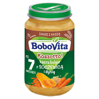 BoboVita Kaszotto! Kasza bulgur z soczewicą i dynią po 7 miesiącu ZESTAW 6 x 190 g