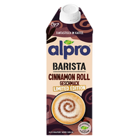 Alpro Barista Napój owsiano-sojowy o smaku bułeczki cynamonowej 750 ml