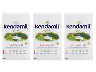 Kendamil Kozie mleko początkowe od urodzenia ZESTAW 3 x 500 g