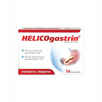 Zestaw Helicobacter Pylori, test z krwi i kału i probiotyk Helicogastrin