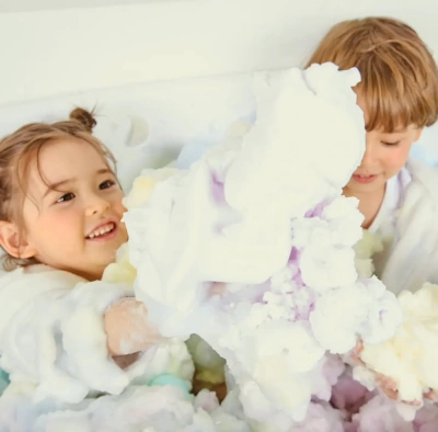 Pianostworek kolorowe pianki kąpieli dla dzieci ZESTAW 3 x 200 ml