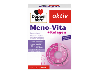 Doppelherz Aktiv Meno Vita + kolagen MENOPAUZA 30 tabletek