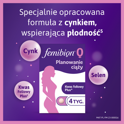 Femibion 0 Planowanie ciąży 28 tabletek