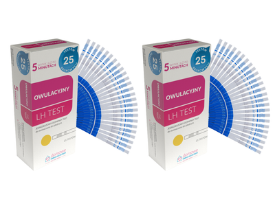 HYDREX test owulacyjny LH opakowanie ZESTAW 2 x 25 sztuk