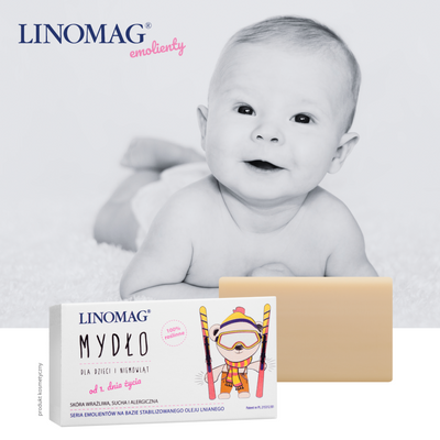 Linomag Mydło dla dzieci i niemowląt od 1. dnia życia 100 g