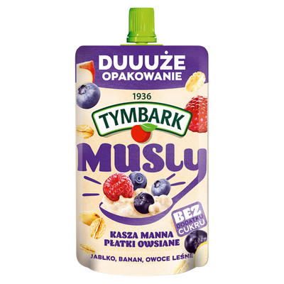 Tymbark zestaw musów różne smaki 6x170 g