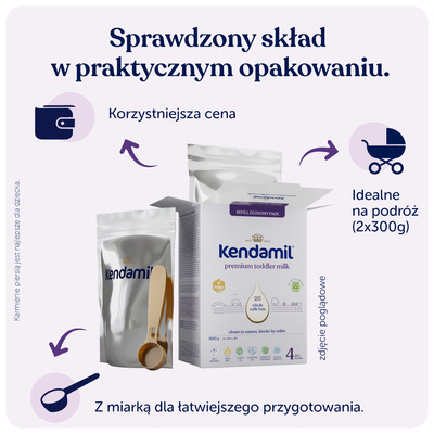 Kendamil Premium Box 4 po 2 roku życia ZESTAW 6 x 600 g