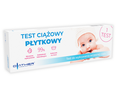 Diather Test ciążowy hCG płytkowy 1 opakowanie