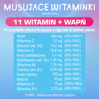 Musujące Witaminki "Świnka Peppa" ZESTAW WITAMIN DLA DZIECI 60 tabletek