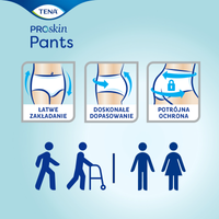 TENA Pants ProSkin Plus M Pieluchomajtki 10szt. OTC EDITION