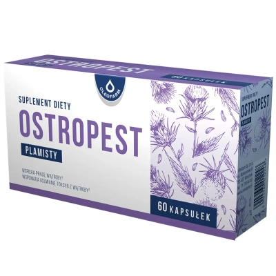 Ostropest Plamisty sylimaryna wątroba 60 kapsułek