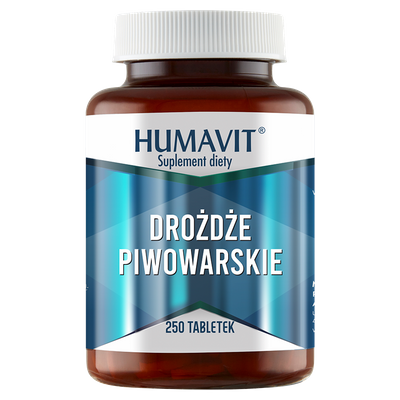 Humavit Suplement diety drożdże piwowarskie wsparcie organizmu 250 tabletek