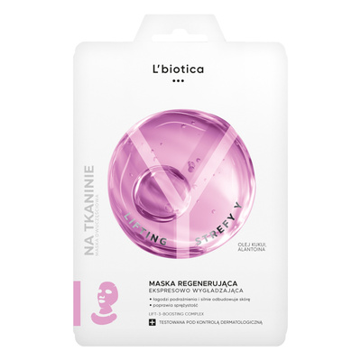 L'biotica Lifting Strefy Y Regenerująca maska do twarzy ekspresowo wygładzająca 1 sztuka