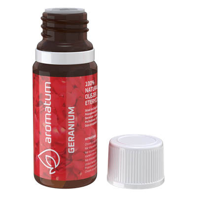 Aromatum naturalny olejek eteryczny aromaterapia 12ml o zapachu geranium