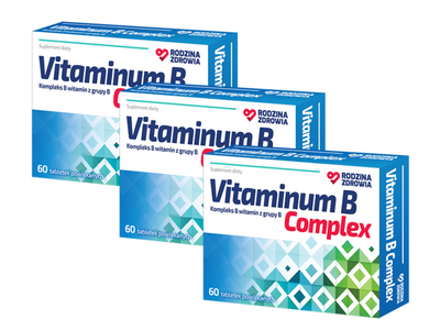 Rodzina Zdrowia Vitaminum B Complex ZESTAW 3 x 60 tabletek