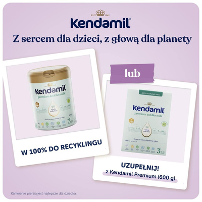 Kendamil 3 mleko dla juniora Premium + od 12 miesiąca 800 g