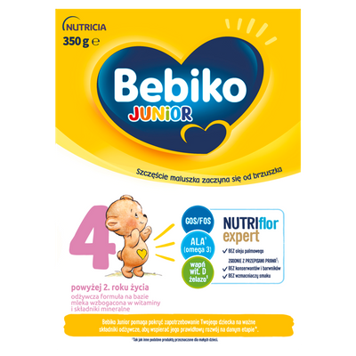 Bebiko Junior 4 Mleko modyfikowane proszek powyżej 2 roku życia 350g