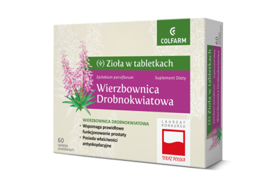 Zioła w tabletkach Wierzbownica drobnokwiatowa 60 tabletek powlekanych