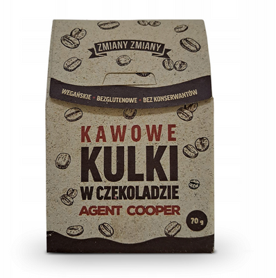 Zmiany Zmiany kawowe kulki w czekoladzie Agent Cooper 70 g