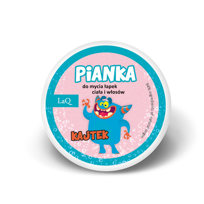 LaQ Pianka do mycia łapek, ciała i włosów KAJTEK dla dzieci 20 g