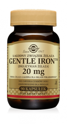 Solgar Gentle Iron Żelazo 90kap