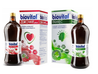 Biovital Zdrowie i Pamięć suplementy w płynie dla dorosłych IDEALNY NA PREZENT zestaw 2 x 1000 ml