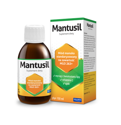 Mantusil miód manuka od 3 r.ż. syrop 150 ml wsparcie odporności