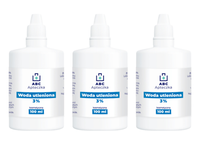 Rodzina Zdrowia woda utleniona do oczyszczania skóry 3% ZESTAW 3 x 100 ml