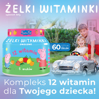 Żelki Witaminki "Świnka Peppa" dla dzieci 5 smaków 60 żelek	