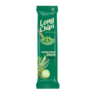 LONG CHIPS Chipsy ziemniaczane o smaku wasabi 75 g