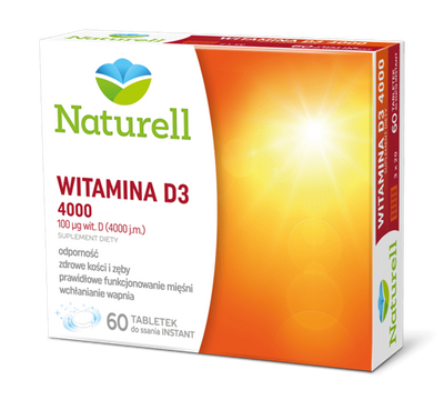 Naturell Witamina D3 4000 60 tab.