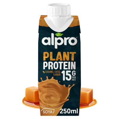 Alpro Napój sojowy wysokobiałkowy o smaku karmelu i kawy 250ml