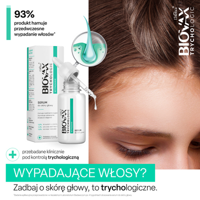 Biovax Trychologic serum do skóry głowy NA WYPADANIE WŁOSÓW ZESTAW 3 x 50 ml