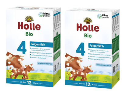 Holle mleko następne 4 BIO dla niemowląt od 12 miesiąca życia ZESTAW 2 x 600 g