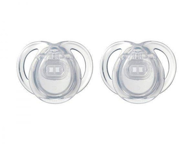 Tommee Tippee smoczek uspokajający ANY TIME 0-6m 333544 biały 2szt