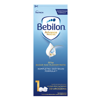 Bebilon 1 Advance Pronutra Mleko początkowe od urodzenia w saszetkach 27,6 g