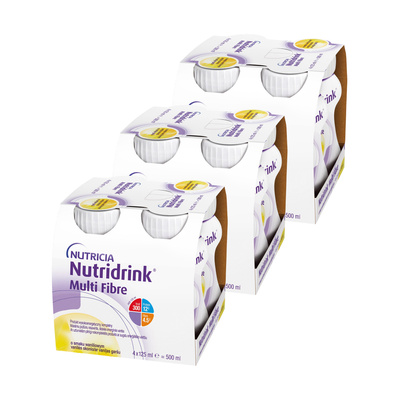 Nutridrink Multi Fibre WANILIA ZESTAW 12 x 125 ml